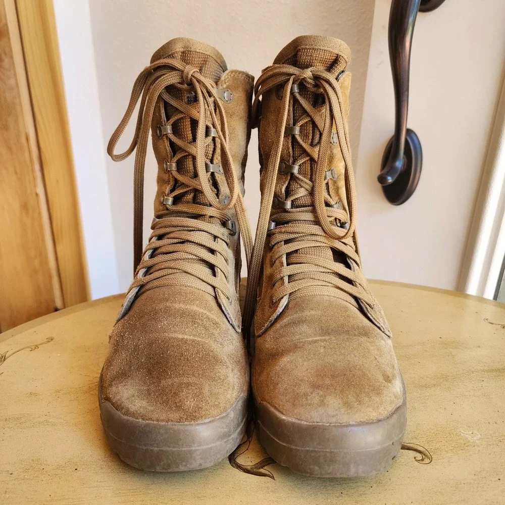 Garmont T8 Bifida US 9.5 Tan Coyote Brown Suede Tactical Military Lace Up Boots